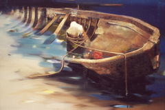 ENKAZ -1 / 150x120cm, 2001, 6.-Geleneksel-Denizde-Yasam-Konulu-Resim-Yarismasi-Sergileme
